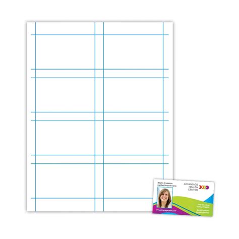 Blank Printable Free Printable Business Card Template