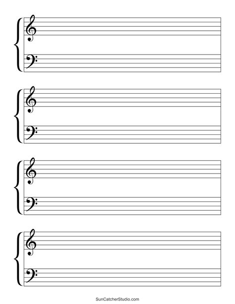 Blank Sheet Music Template