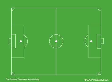Blank Soccer Field Template