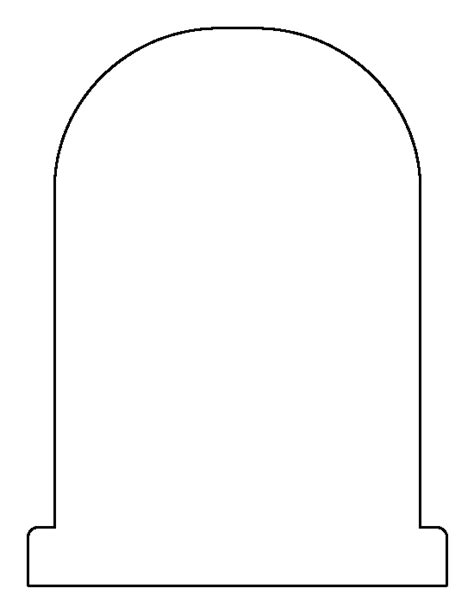 Blank Tombstone Template