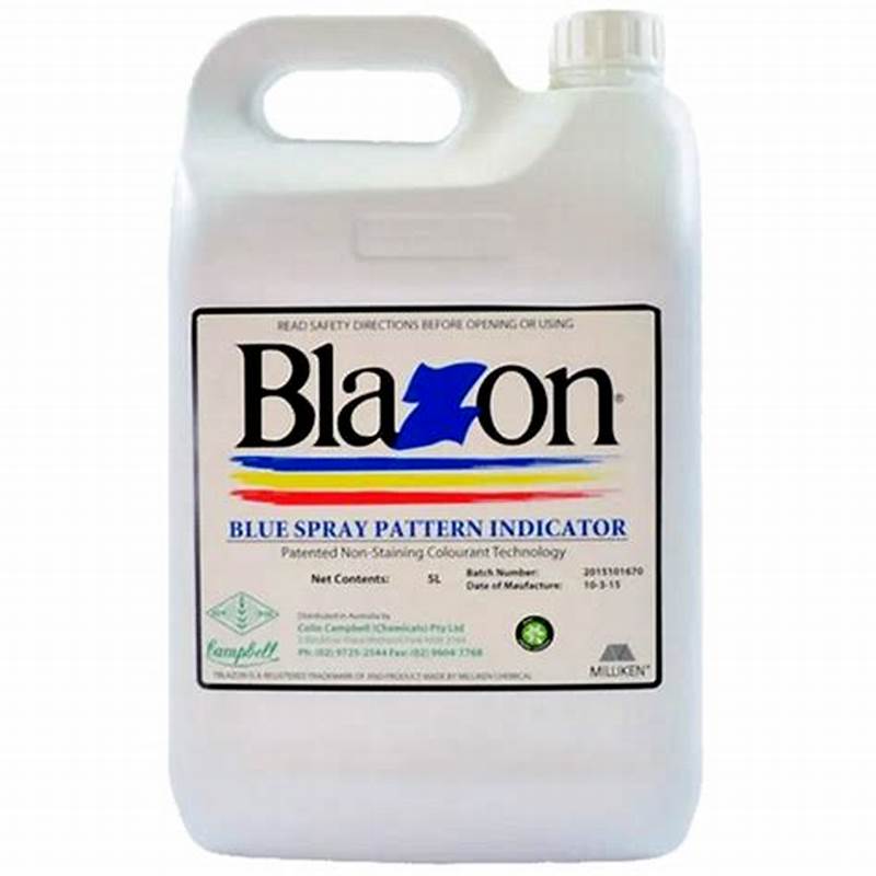 Blazon Blue Spray Pattern Indicator