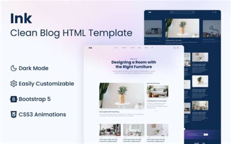 Blog Clean Latest Html Template