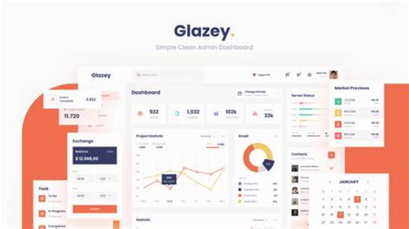 Blog Clean Simple Dashboard Template