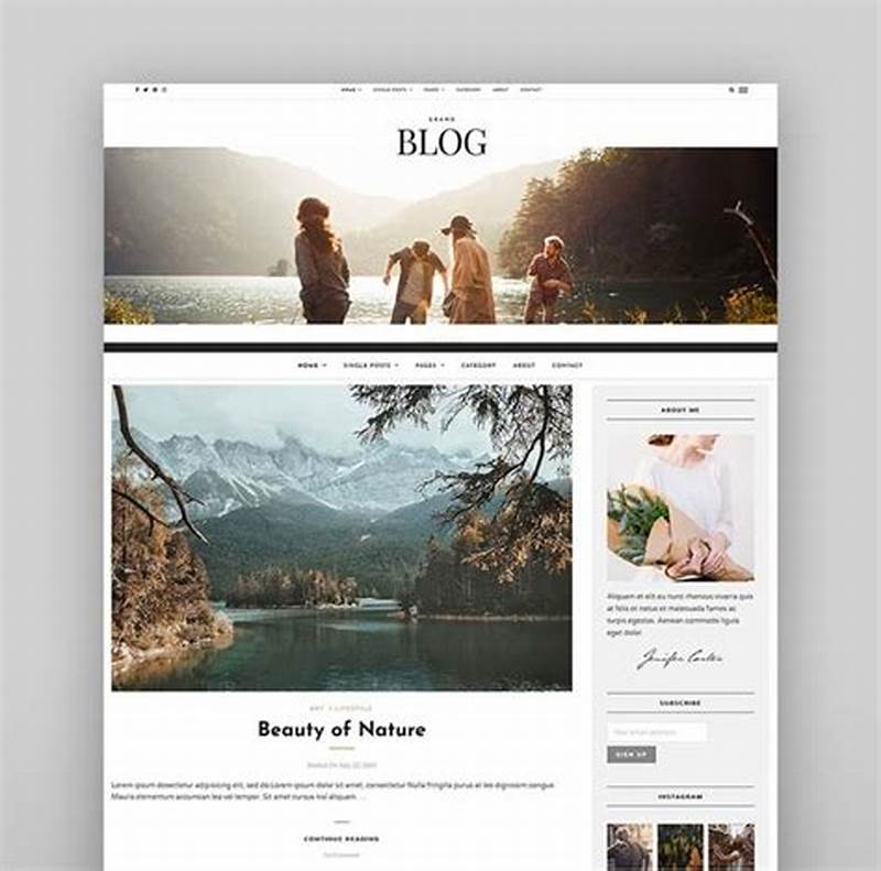 Blog New Simple Html Template