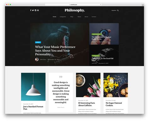Blogging Website Templates