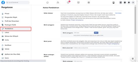 Blokir Facebook