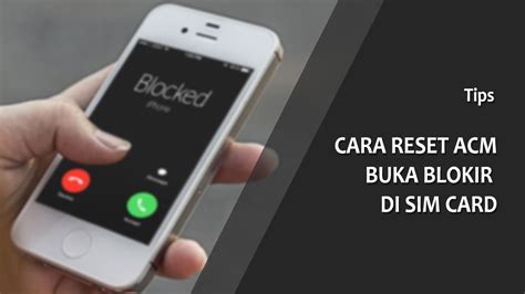 Blokir SIM Card