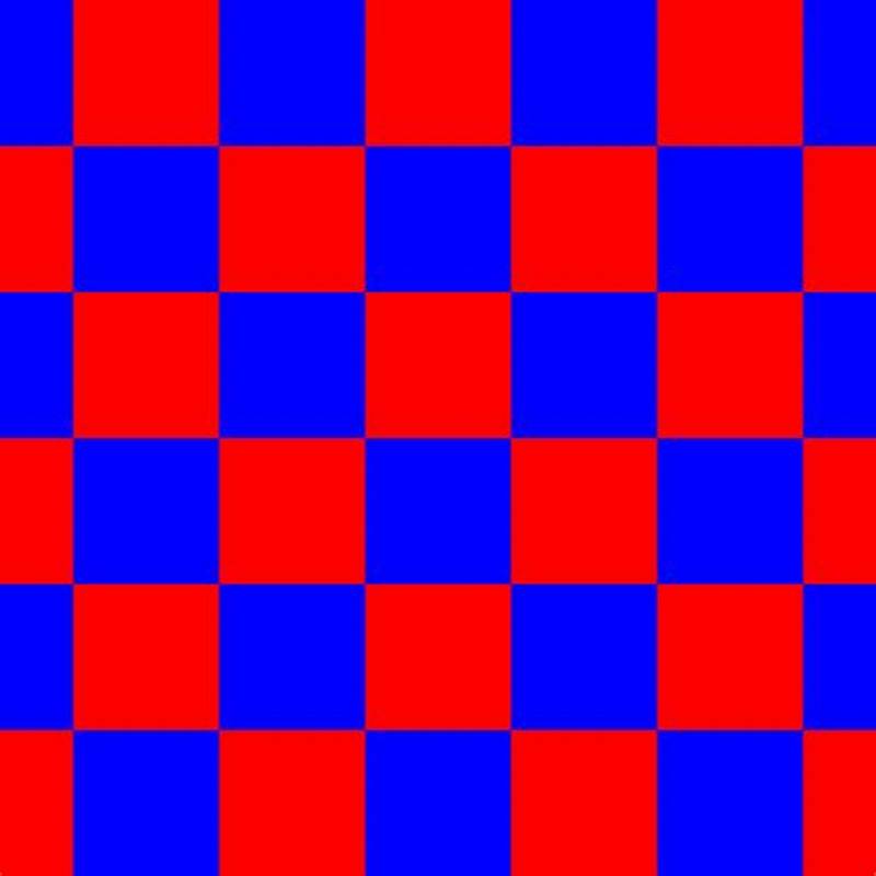 Blue And Red Pattern