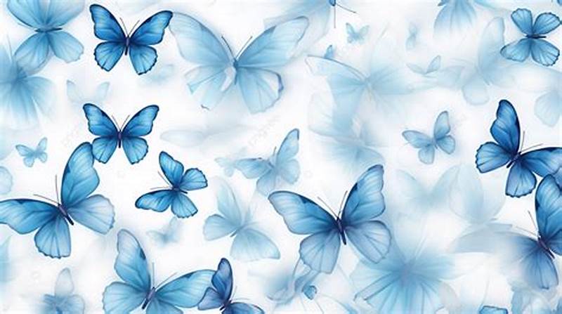 Blue Butterfly Pattern