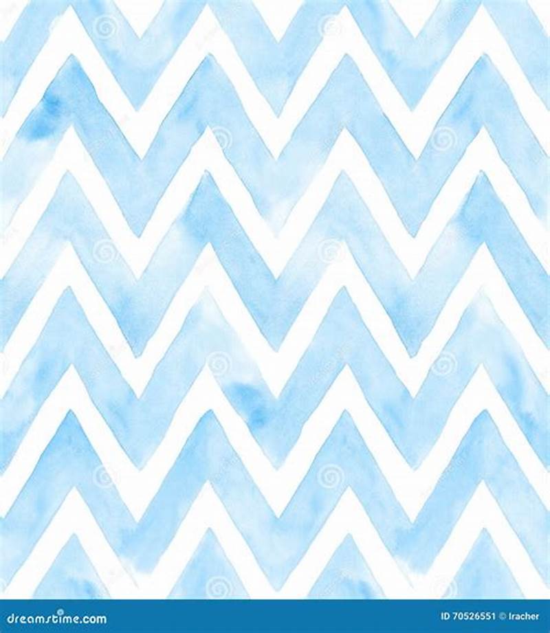 Blue Chevron Pattern