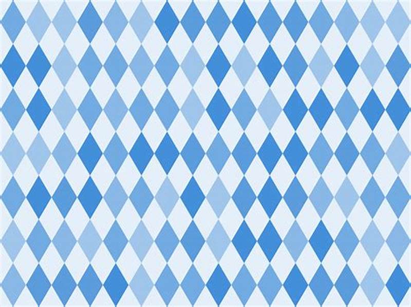 Blue Diamond Pattern