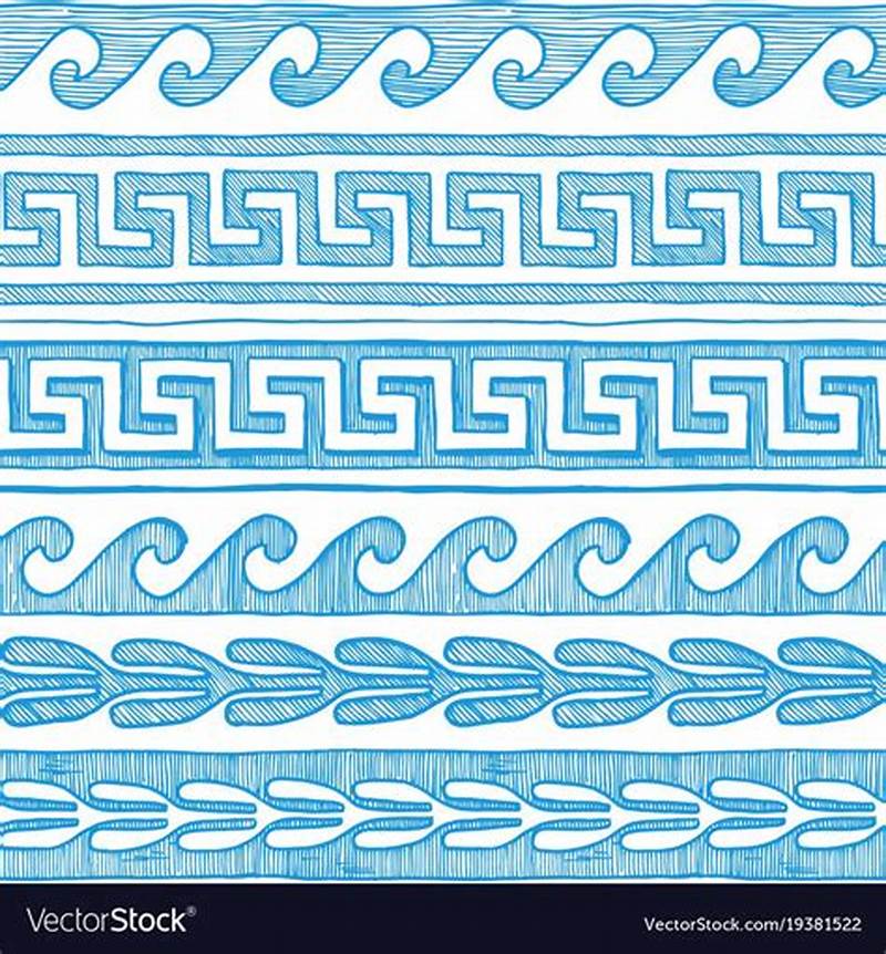 Blue Greece Pattern