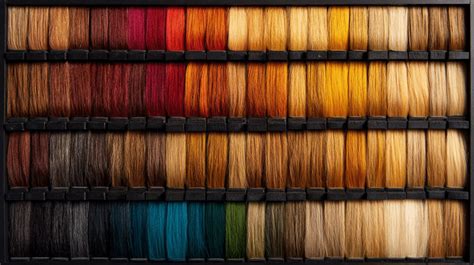 Blue Hair Colour Chart