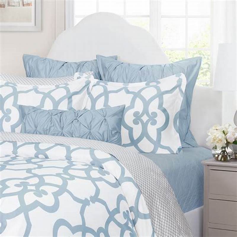 Blue Pattern Bedding