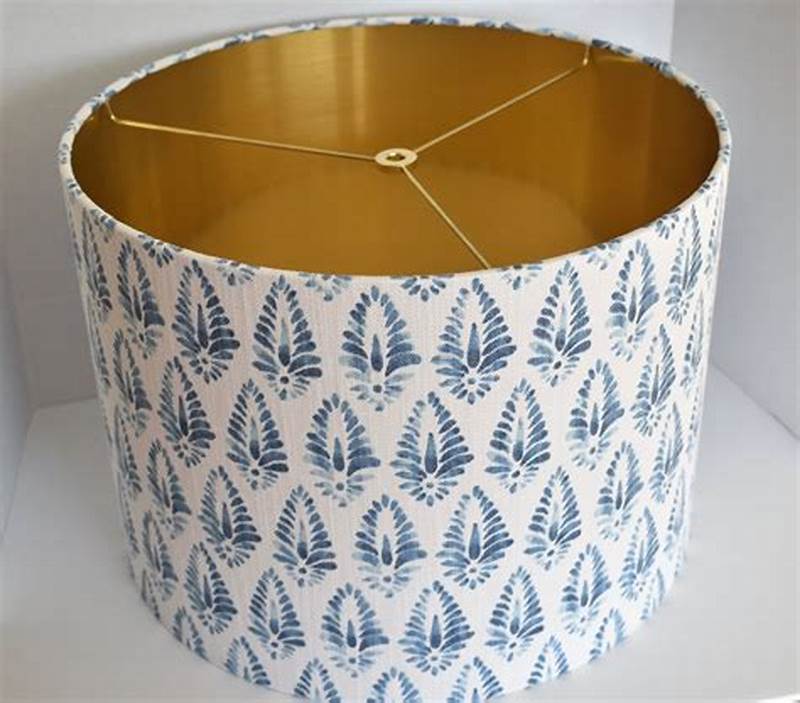 Blue Pattern Lamp Shade