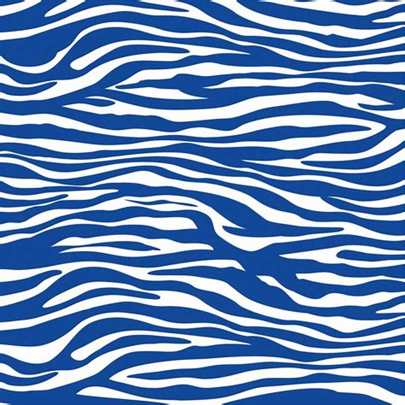 Blue Zebra Pattern