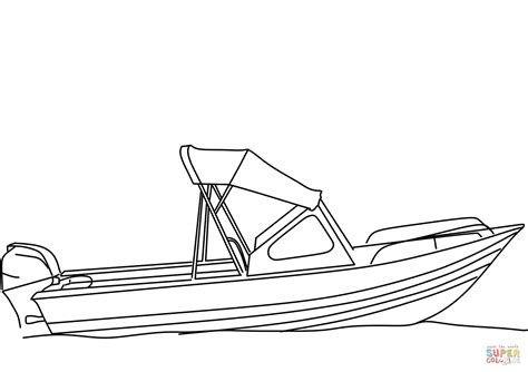 Boat Coloring Page Printable