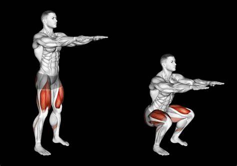 Ilustrasi Bodyweight Squat