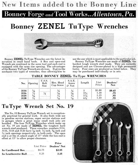 Bonney Tool Catalog