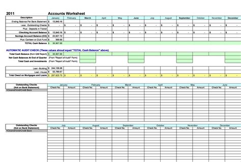 Book Keeping Template