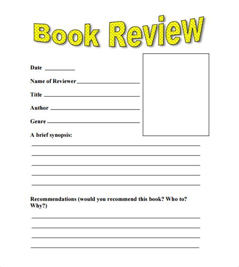 Book Review Templates
