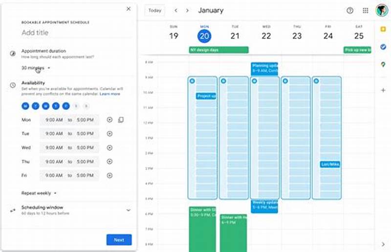 Booking System Using Google Calendar