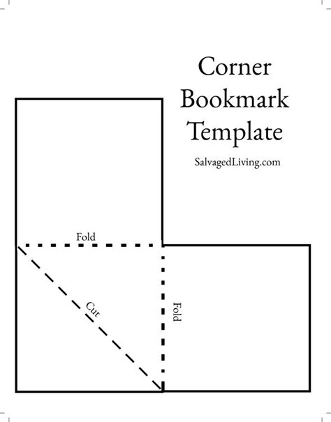 Bookmark Corner Template