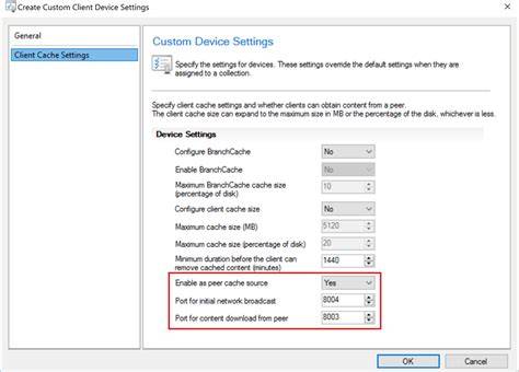 Boost Configuration Manager Performance Peer Cache Configuration