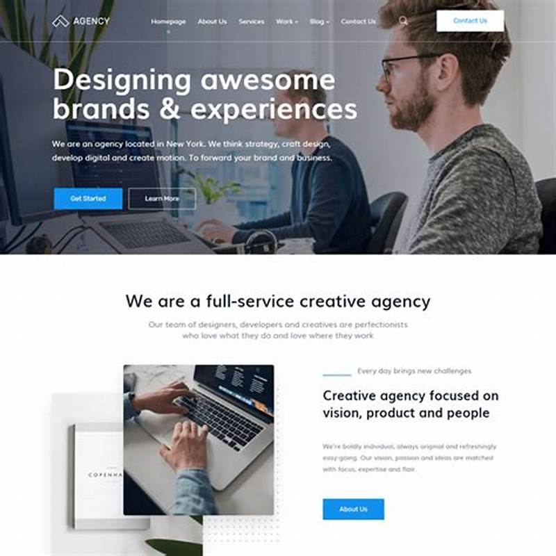 Bootstrap Template Agency Advanced Fast