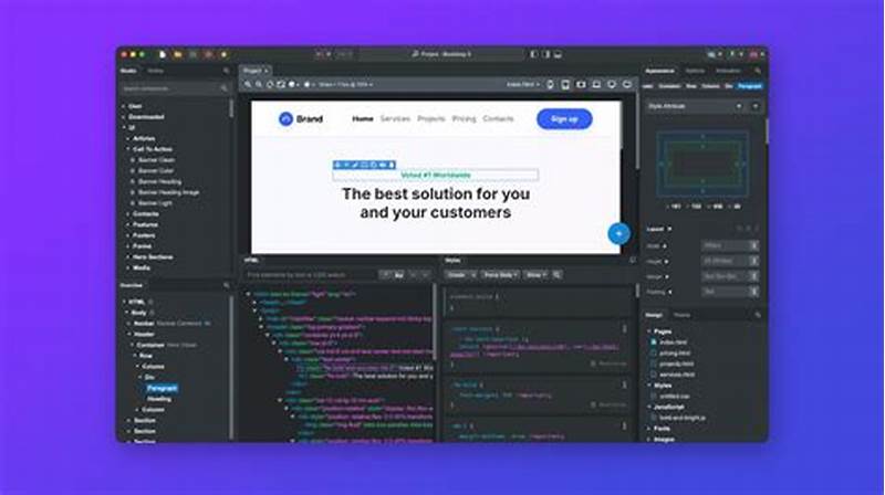 Bootstrap Template Tech Creative Modern