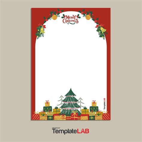 Border Editable Free Christmas Templates For Word