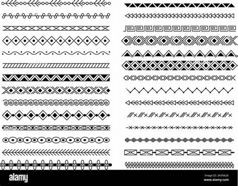Border Line Pattern