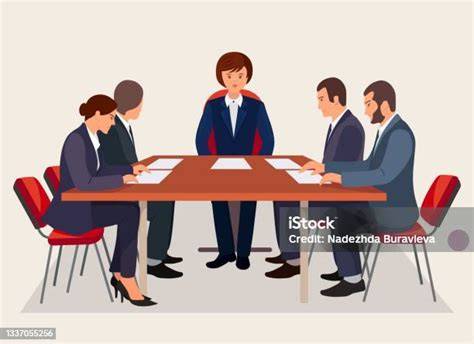 Bos sedang memimpin rapat