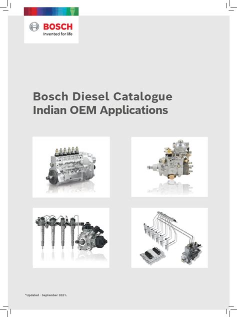Bosch Diesel Injectors Catalog