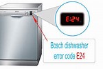 Bosch Dishwasher Error Code E24