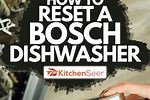 Bosch EcoSense Dishwasher Reset
