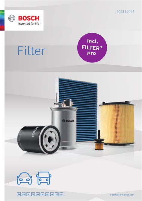 Bosch Fuel Filter Catalogue