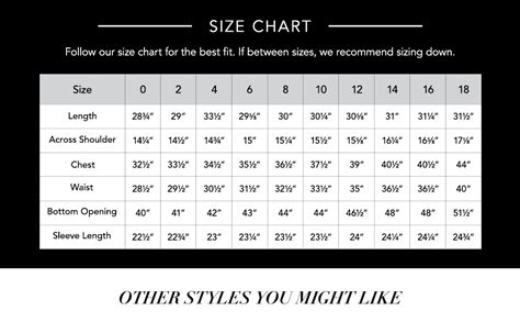 Boston Proper Size Chart