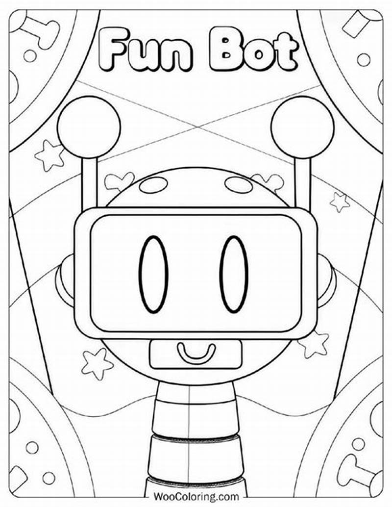 Bot Bot Coloring Pages