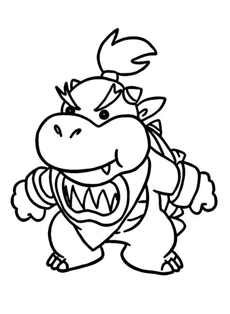 Bowser Jr Printable Coloring Pages