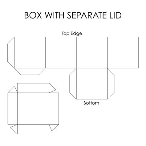 Box And Lid Template