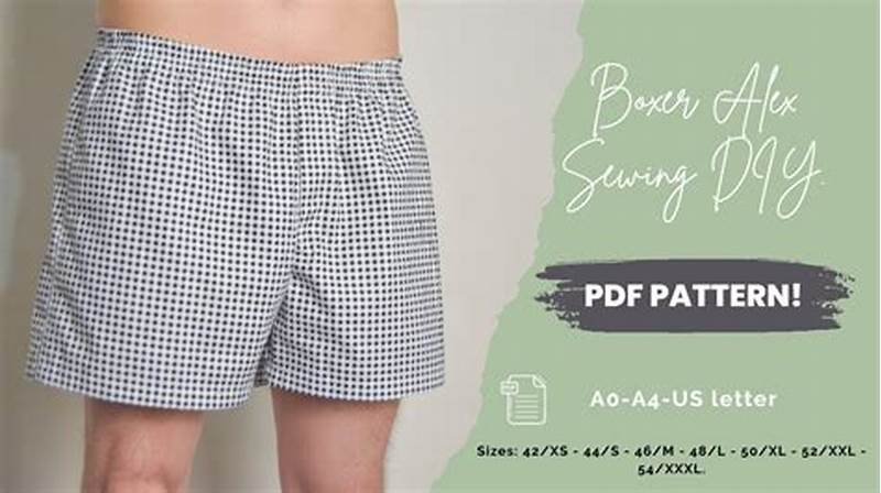 Boxer Pants Pattern