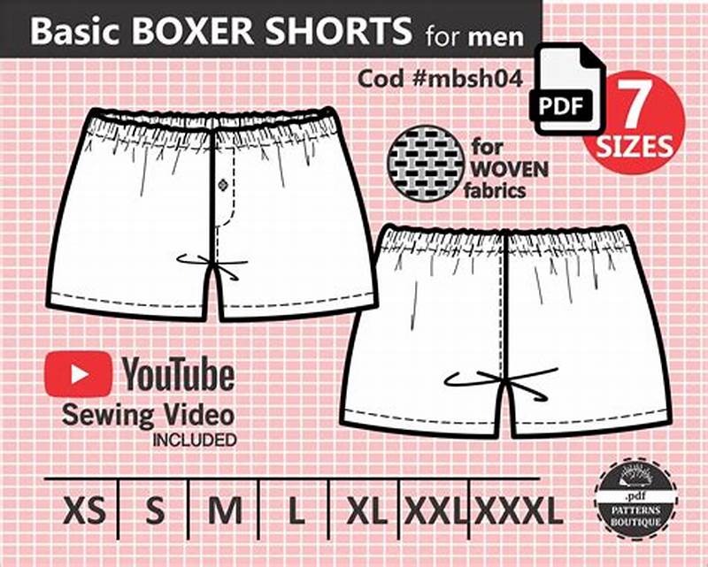 Boxers Sewing Pattern