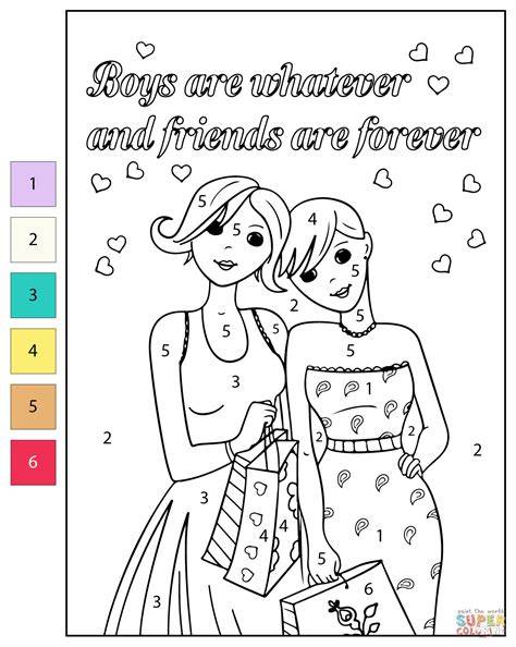 Boys Are Whatever Friends For Ever Coloring Pages Printable