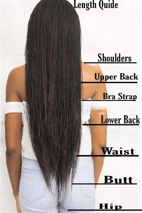 Braiding Hair Length Chart