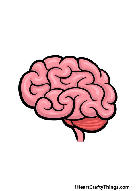 Brain Cartoon Drawing