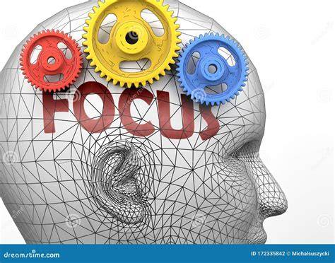 Brain focus illustration