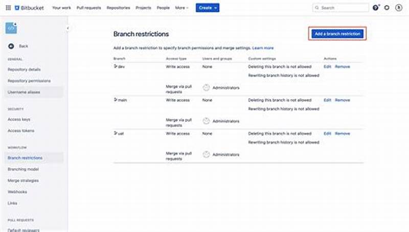 Branch Pattern Bitbucket