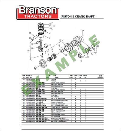 Branson Parts Catalog