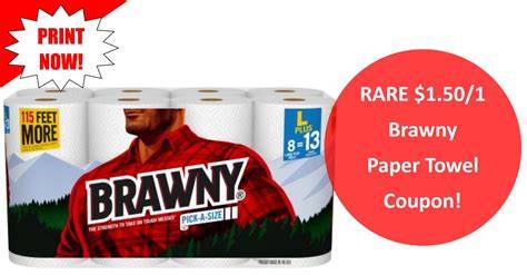 Brawny Paper Towels Coupons Printable